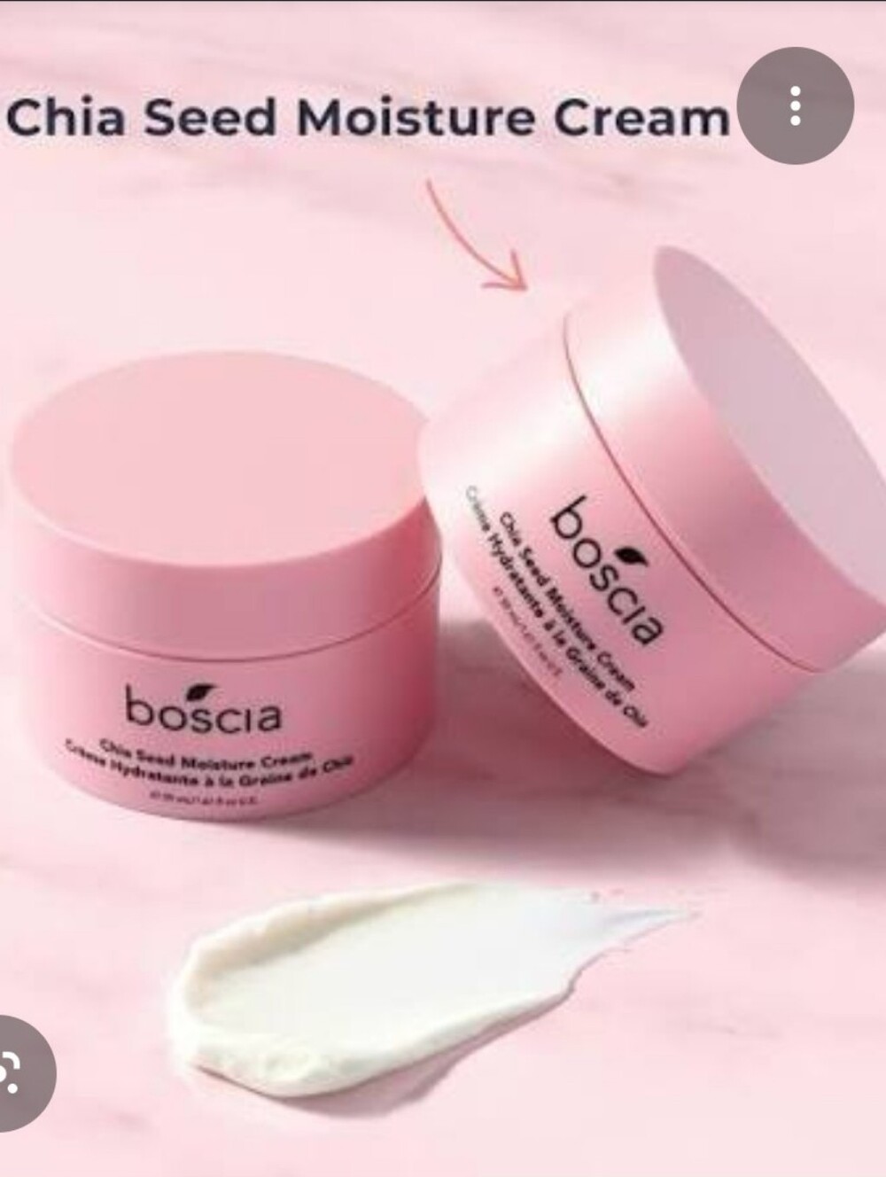 Boscia~ Chia Seed Moisture Cream - Picture 2 of 8